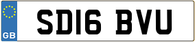 Truck License Plate